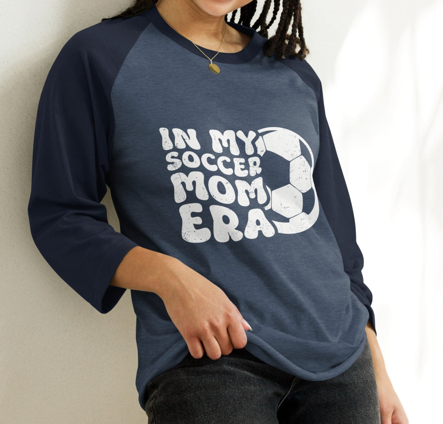 Soccer Mom Era Shirt, Soccer Mama Shirt, In My Mom Era Raglan Shirt