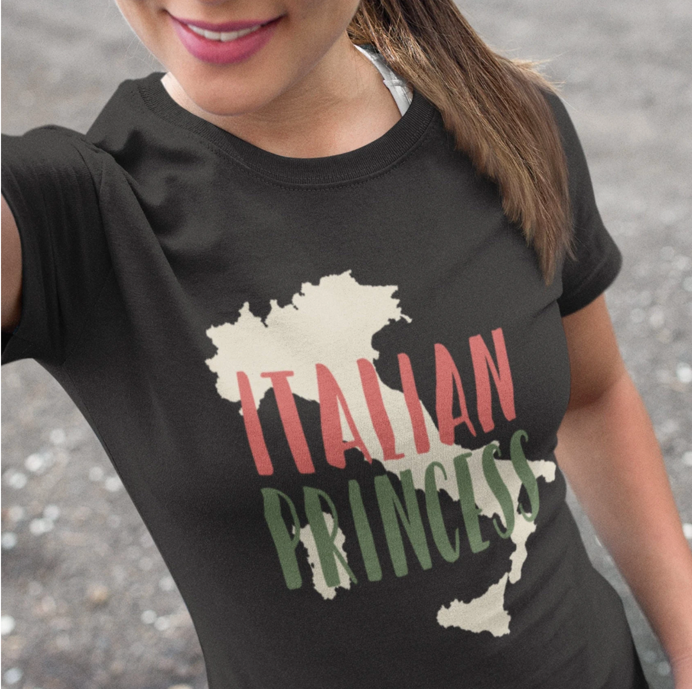 Italian Princess t-shirt, Gift for Italian, Italian Pride Tee, Italian Girls Shirt, Italian Heritage Shirt