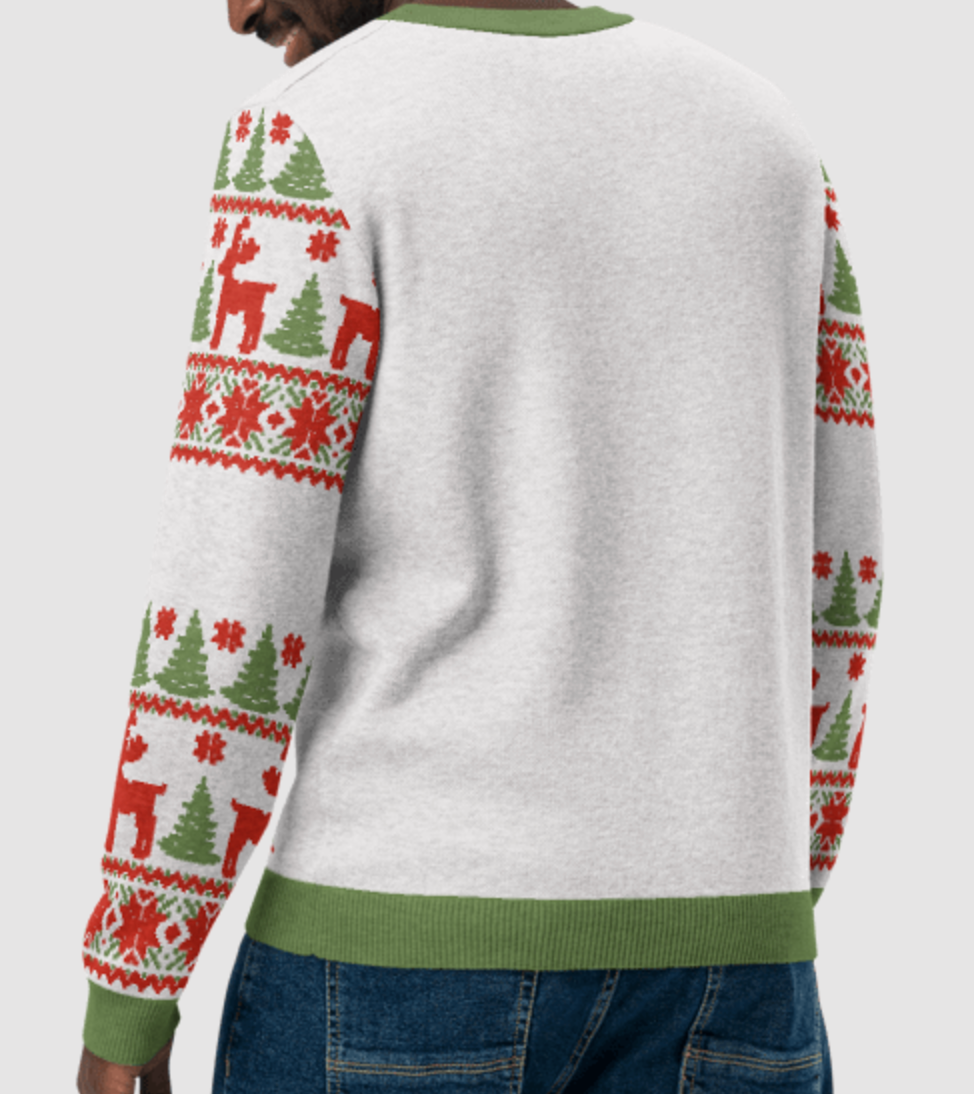 Santa's Favorite Italian Sweater, Italian Pride Sweater, Ugly Christmas Sweater, Christmas Knit Sweater