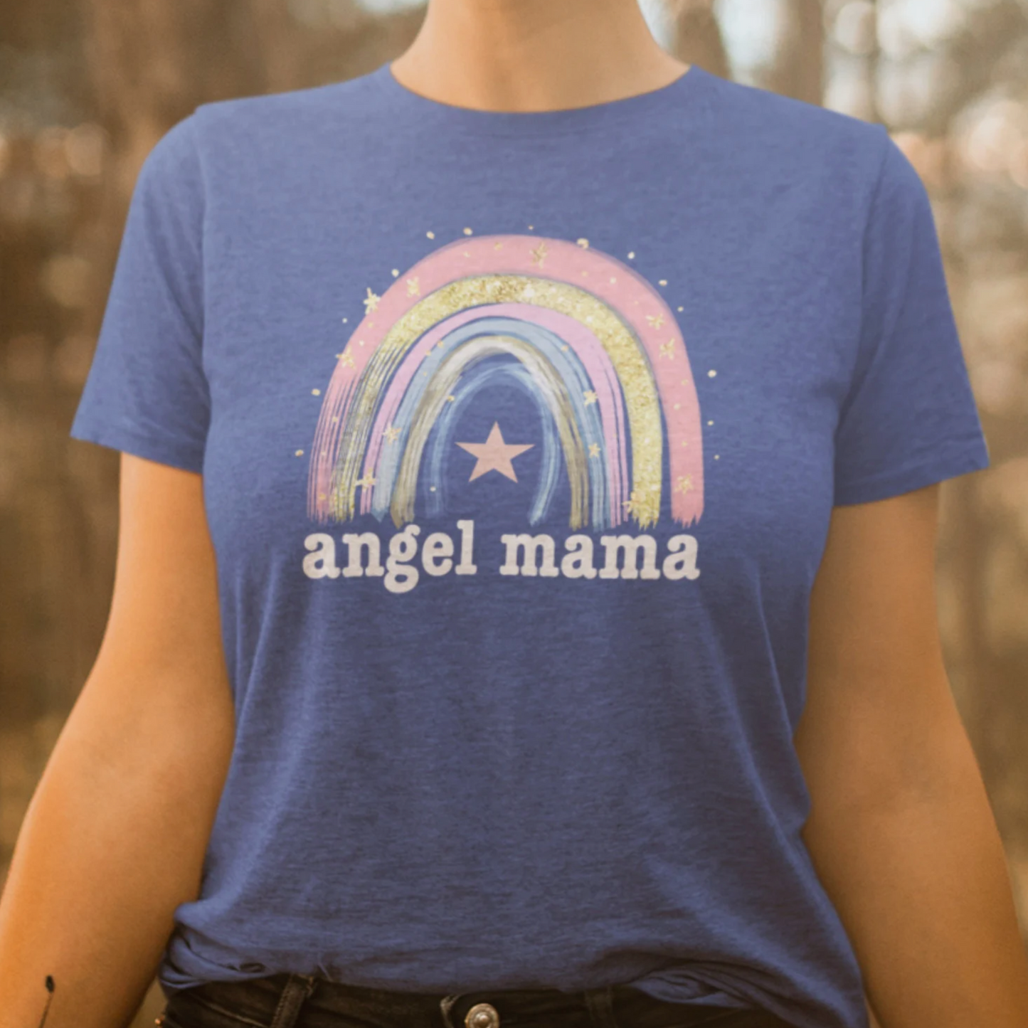 Angel Mama Rainbow T-Shirt