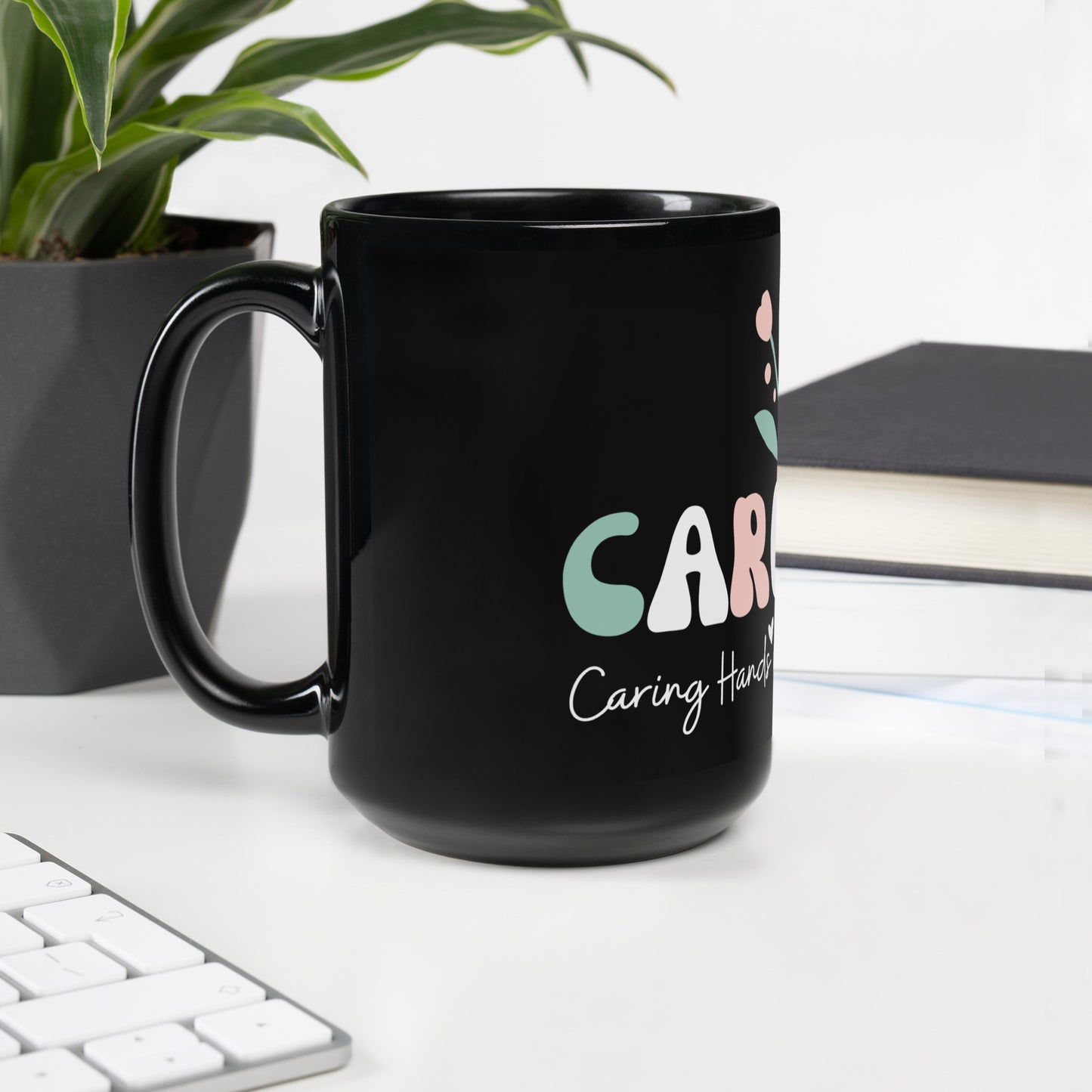 Caregiver Mug | Thank You Gift | Gift For Caregiver | Caring Hands, Compassionate Heart