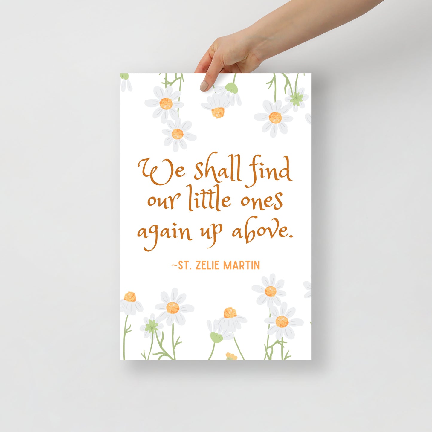 Pregnancy Loss Gift | Grieving Mother Poster | Infant Loss Wall Art UNFRAMED