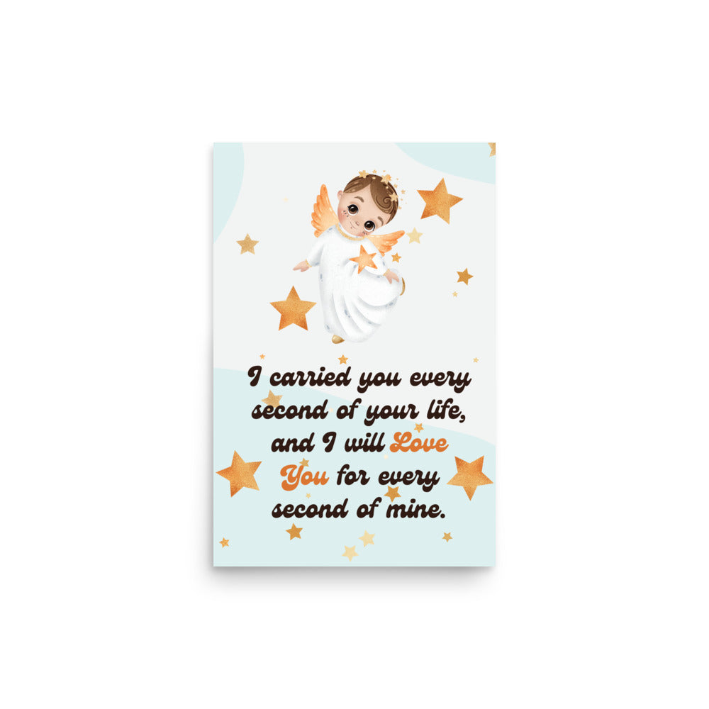Pregnancy Loss Poster | Stillborn Wall Art | Miscarriage Keepsake UNFRAMED