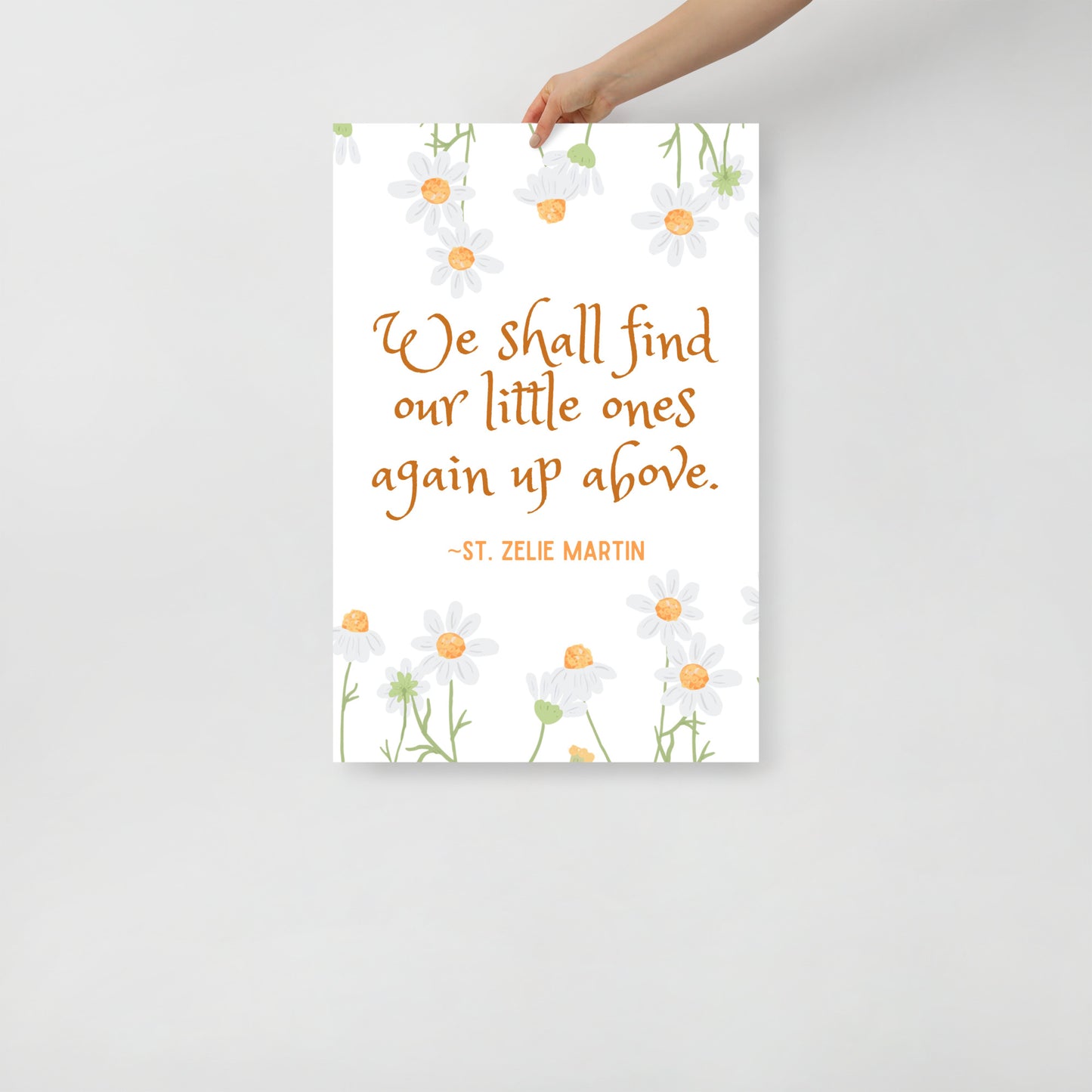 Pregnancy Loss Gift | Grieving Mother Poster | Infant Loss Wall Art UNFRAMED