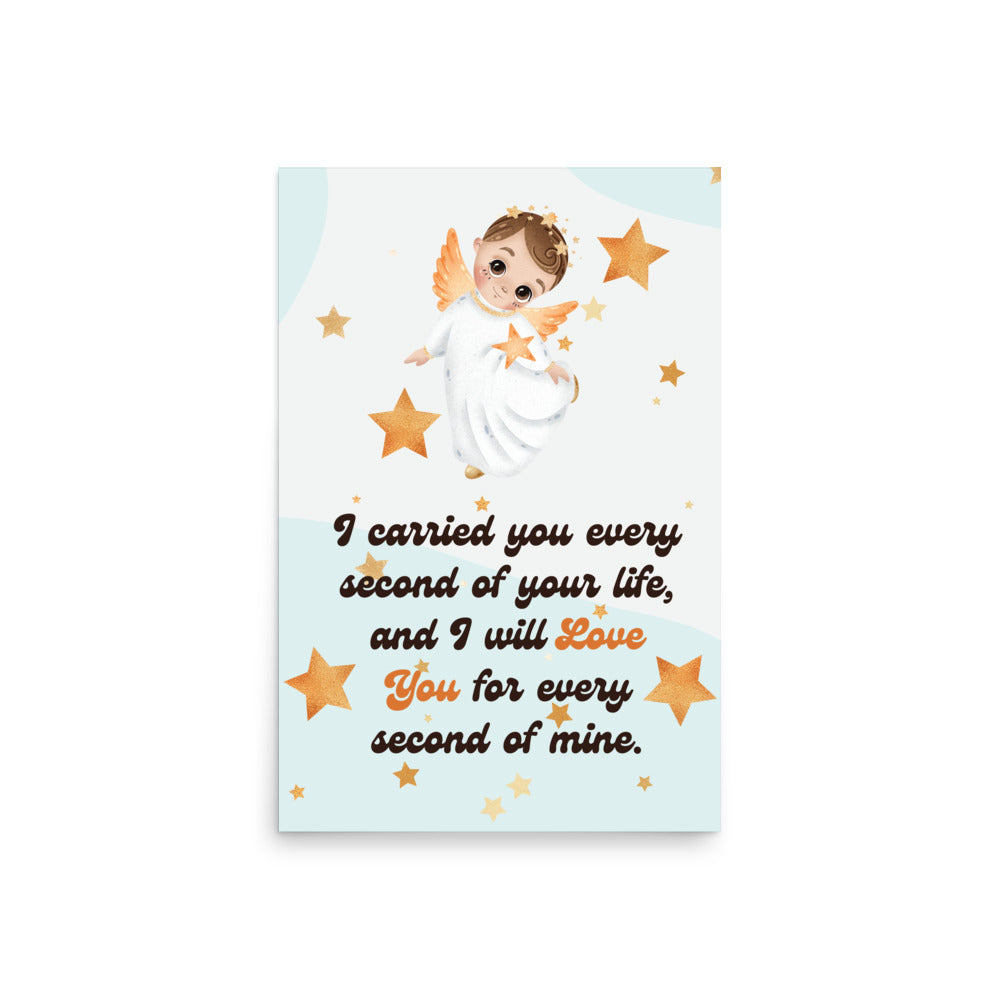 Pregnancy Loss Poster | Stillborn Wall Art | Miscarriage Keepsake UNFRAMED