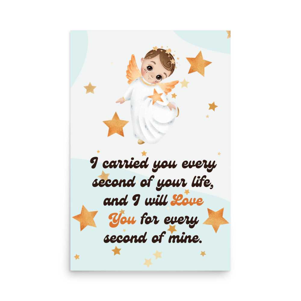 Pregnancy Loss Poster | Stillborn Wall Art | Miscarriage Keepsake UNFRAMED