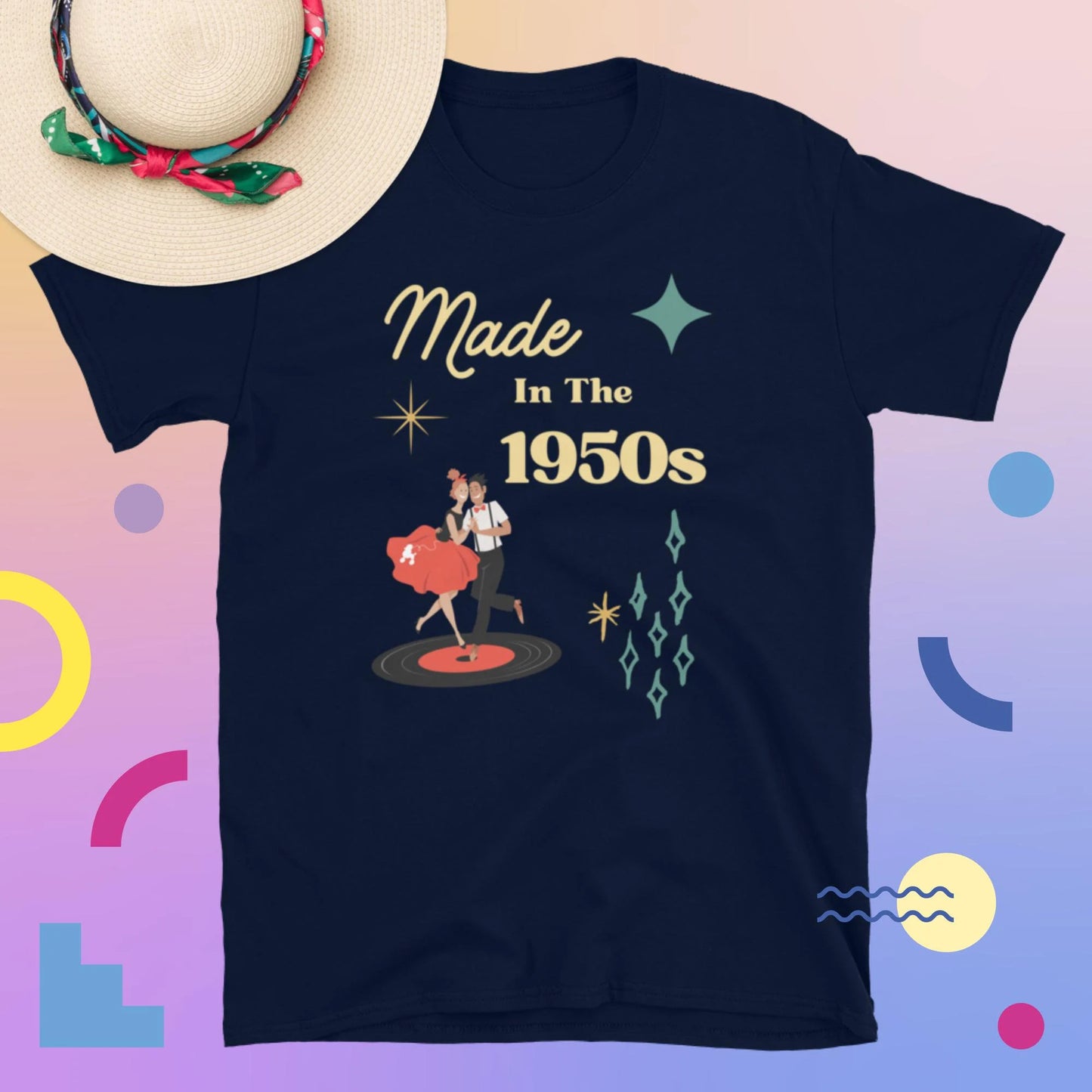 Made in the 1950s Shirt, Retro 50s Tee, Vintage 50s T-Shirt, 70th Birthday Gift, Born in the 50s Gift