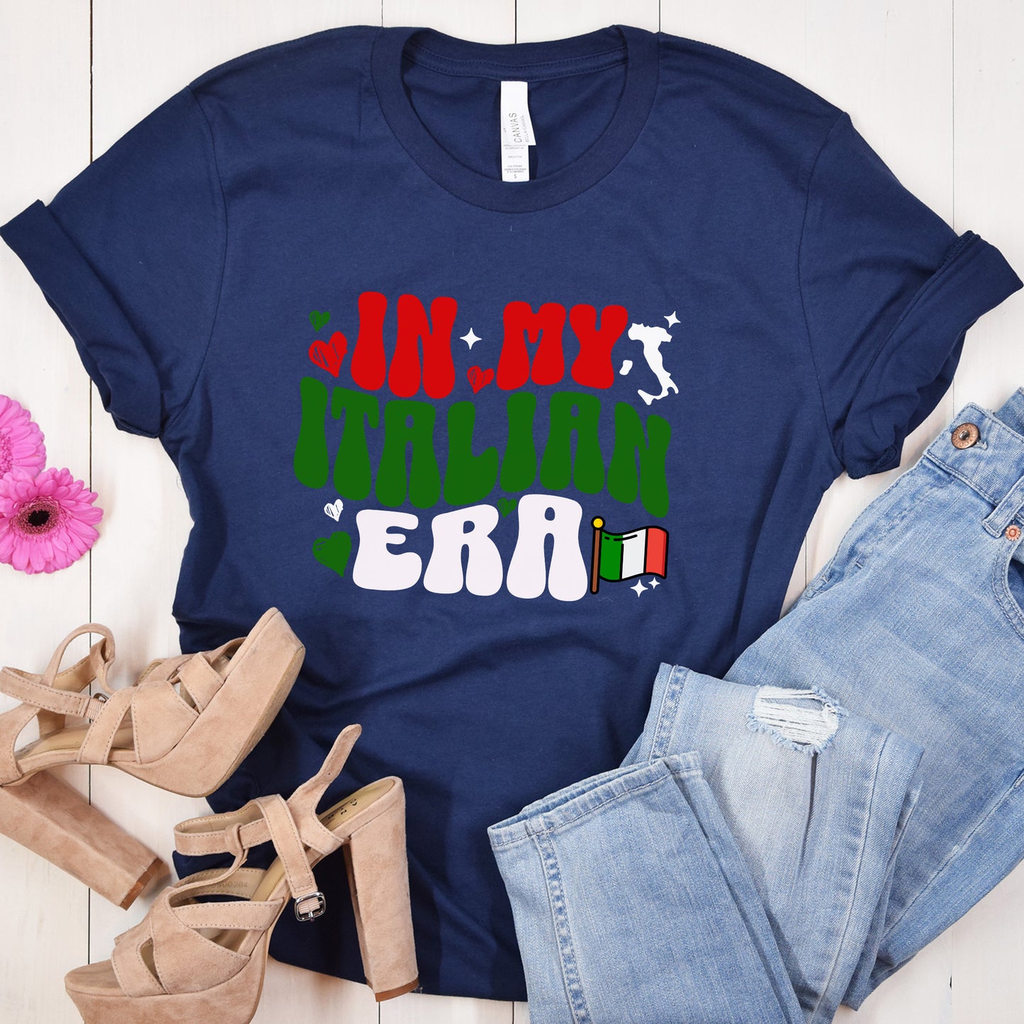 In My Italian Era t-shirt, Italy Lover Gift, Italian American Tee, Italian Pride Shirt, Italian Graphic Tee