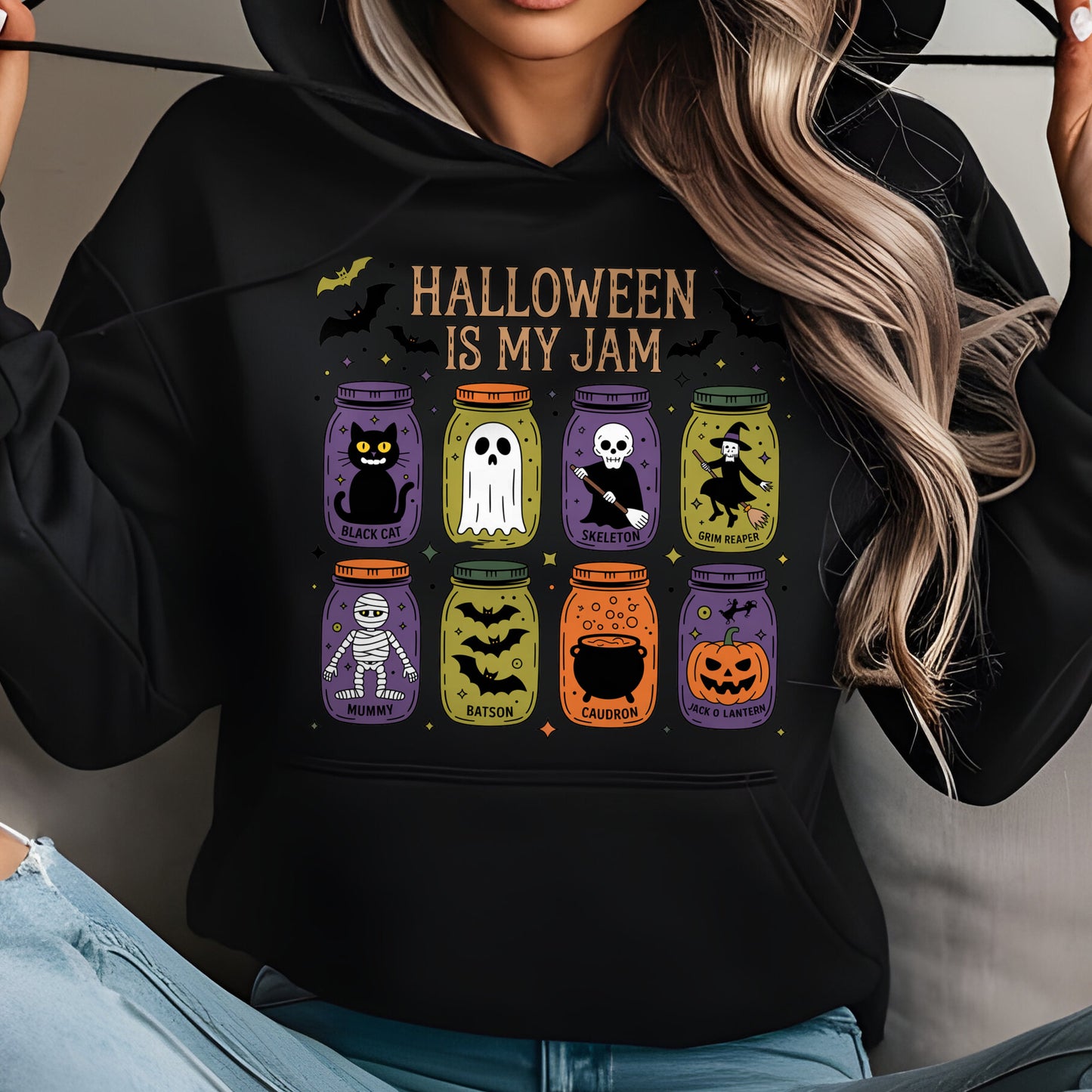 Cute "Halloween is my Jam" Unisex Hoodie