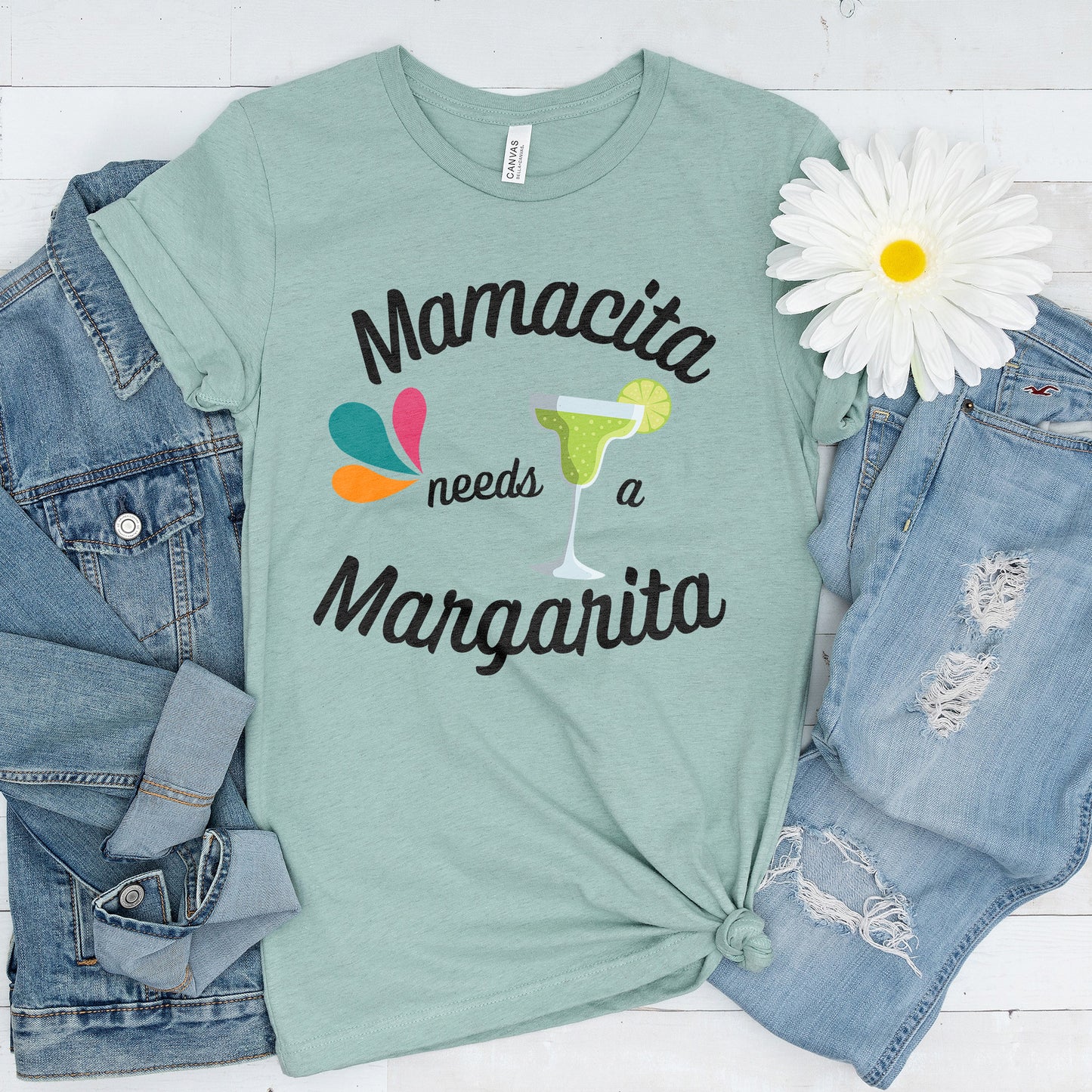 Margarita Shirt | Cinco De Mayo Mom Shirt | Mothers Day | Mamacita Needs A Margarita | Mom T-Shirt | Mom Gift