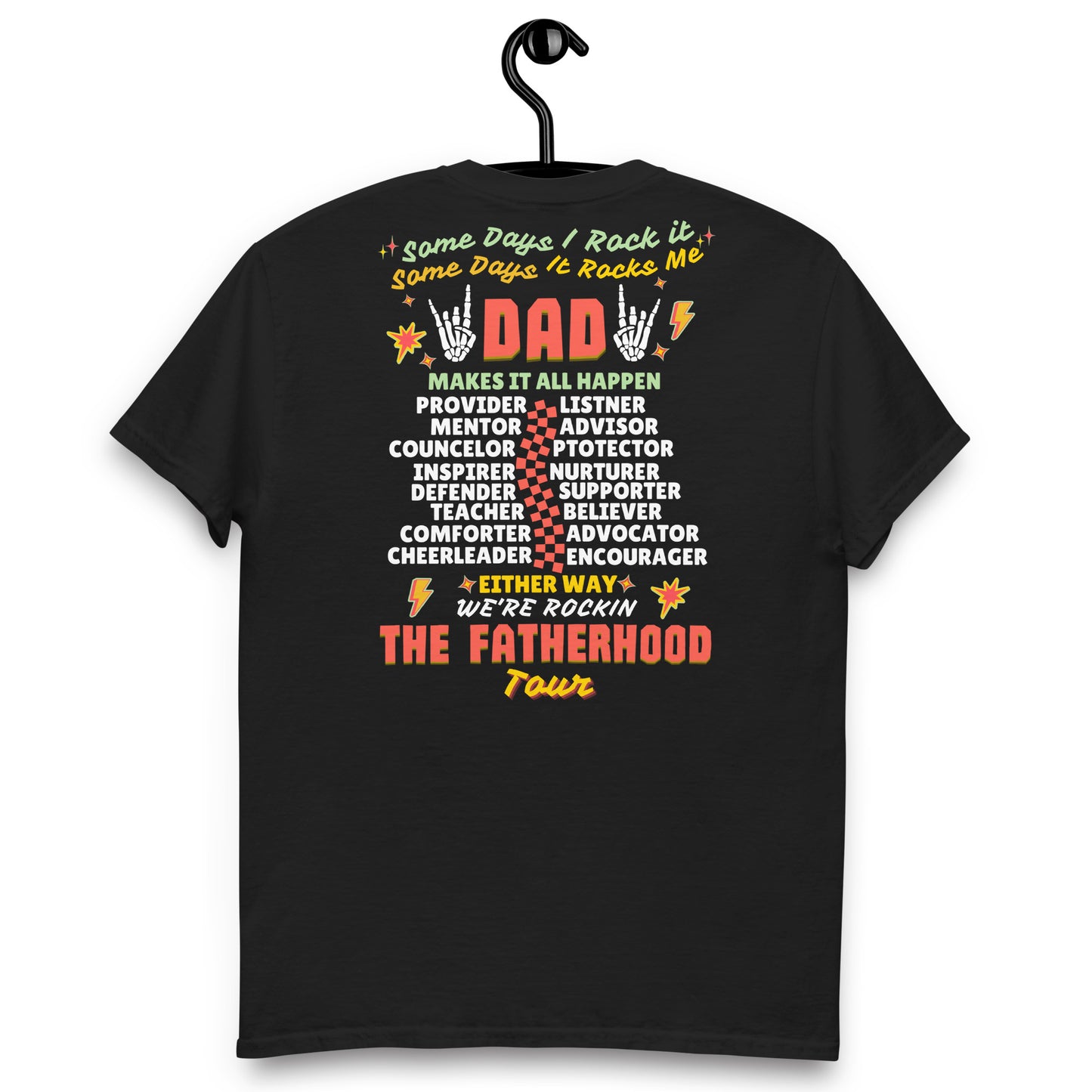Funny Dad Shirt, Dad Tour T-Shirt, Father's Day Gift, Dad Life Shirt, Gift for Dad, Rocking Dad