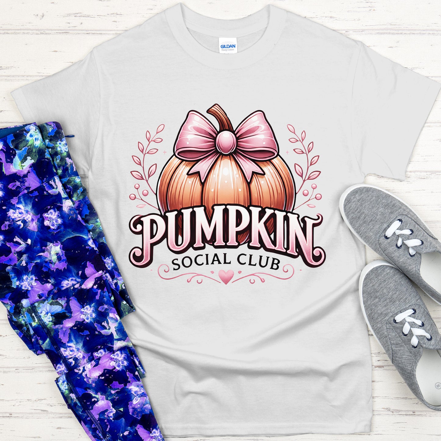 Vintage Pumpkin Social Club T-Shirt