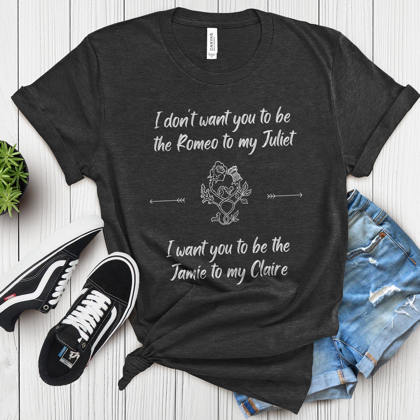 Outlander Romantic t-shirt, Jamie Fraser Shirt, Sassenach Shirt, Jamie and Claire, Outlander Fan Shirt