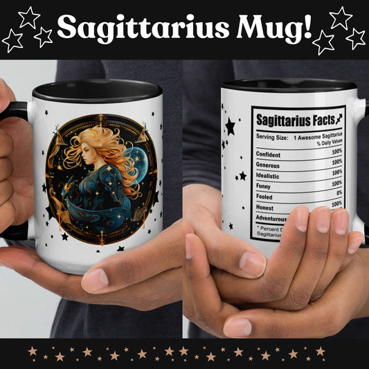 Sagittarius Zodiac Mug, Sagittarius Zodiac Gifts, Astrology Mug, Sagittarius Mug, Sagittarius Gift, Astrology Gift