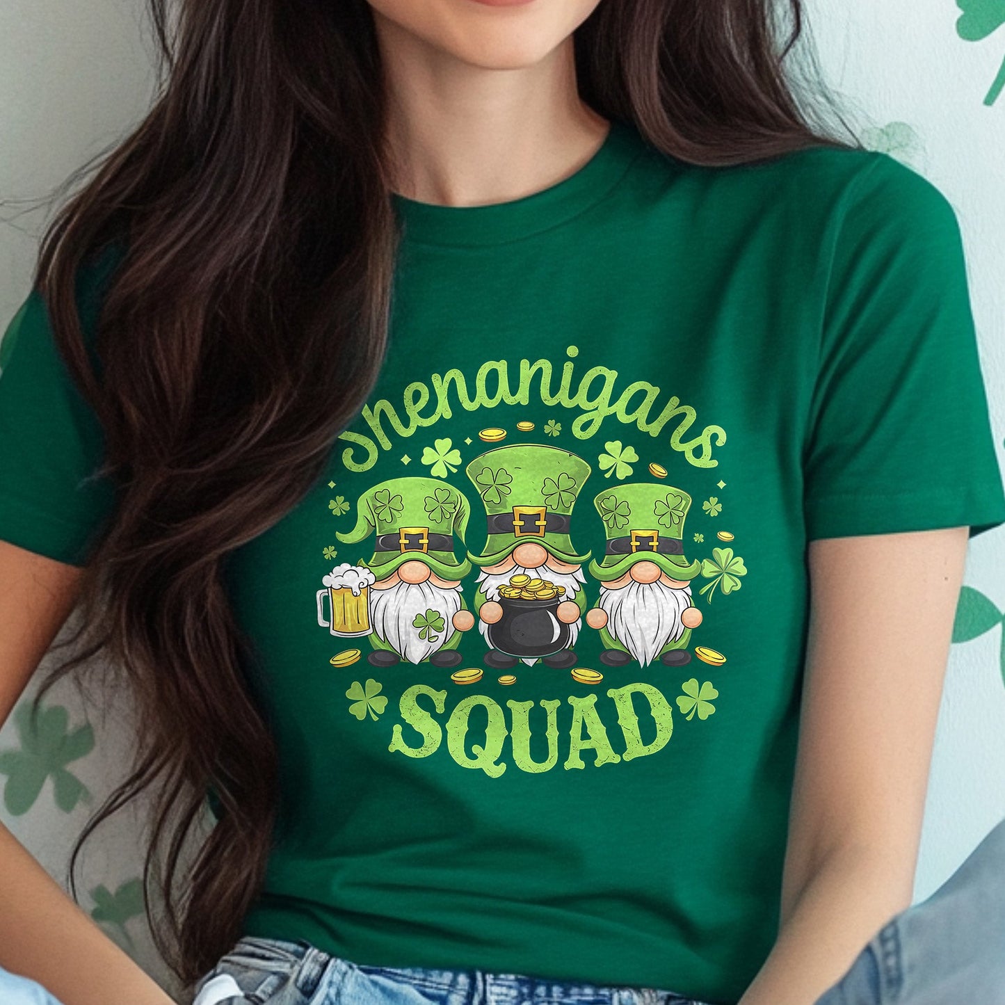 Shenanigans Squad St. Patrick’s Day t-shirt, Fun St. Paddy's Day Tee, Irish Shirt, St. Patrick's Day Gift
