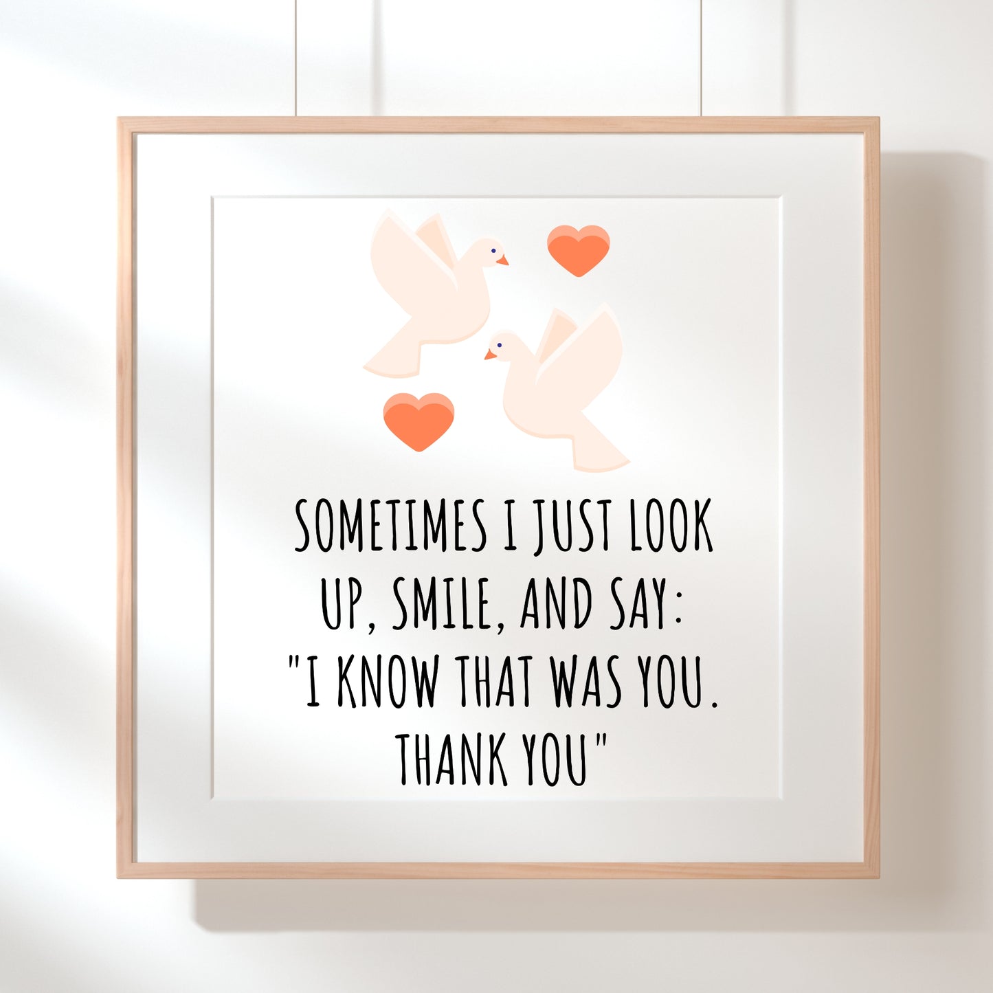 Grief And Loss Quote Poster, Sympathy Gift, In Loving Memory, Remembrance Gift, Memorial Gift UNFRAMED