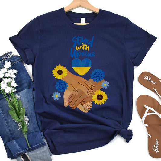 Support Ukraine Shirt, Ukraine Flag T-Shirt, No War Tee, Stand With Ukraine, Ukrainian Flag T Shirt