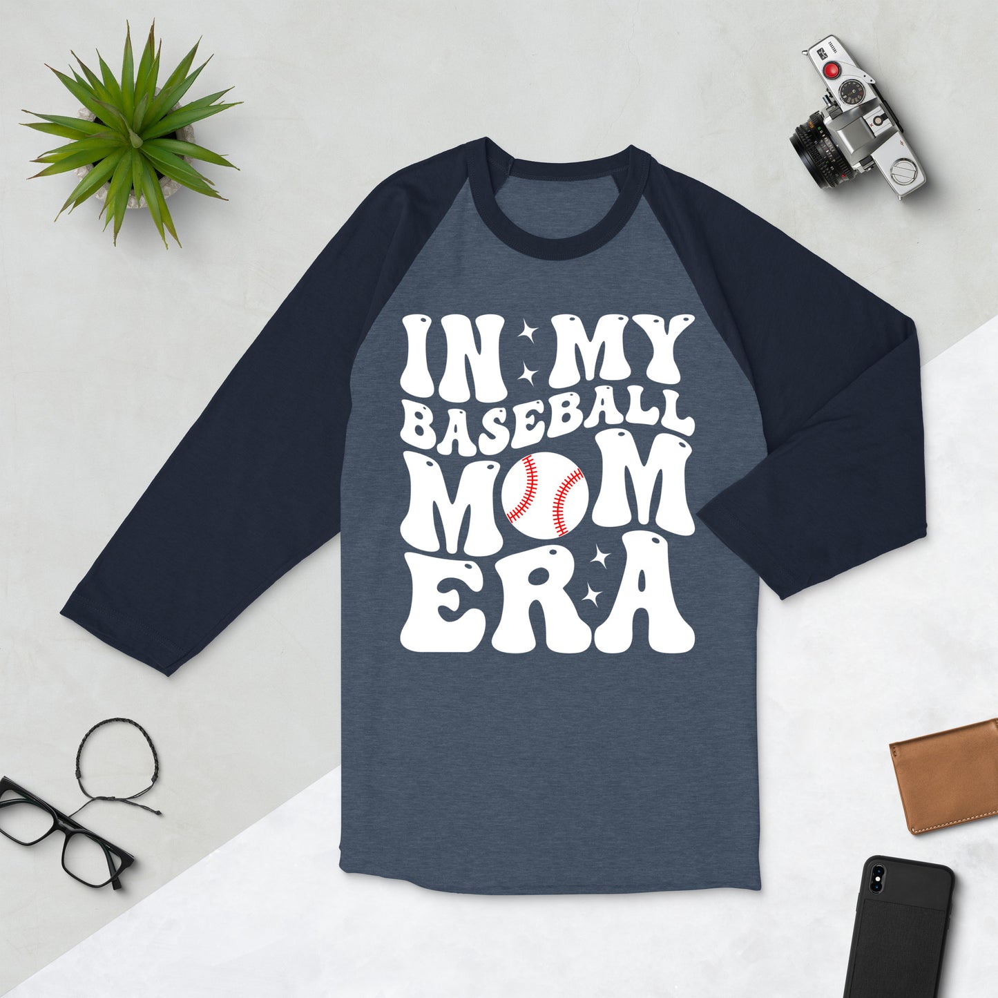Baseball Mom Era Shirt, Baseball Mama Shirt, In My Mom Era Raglan Shirt
