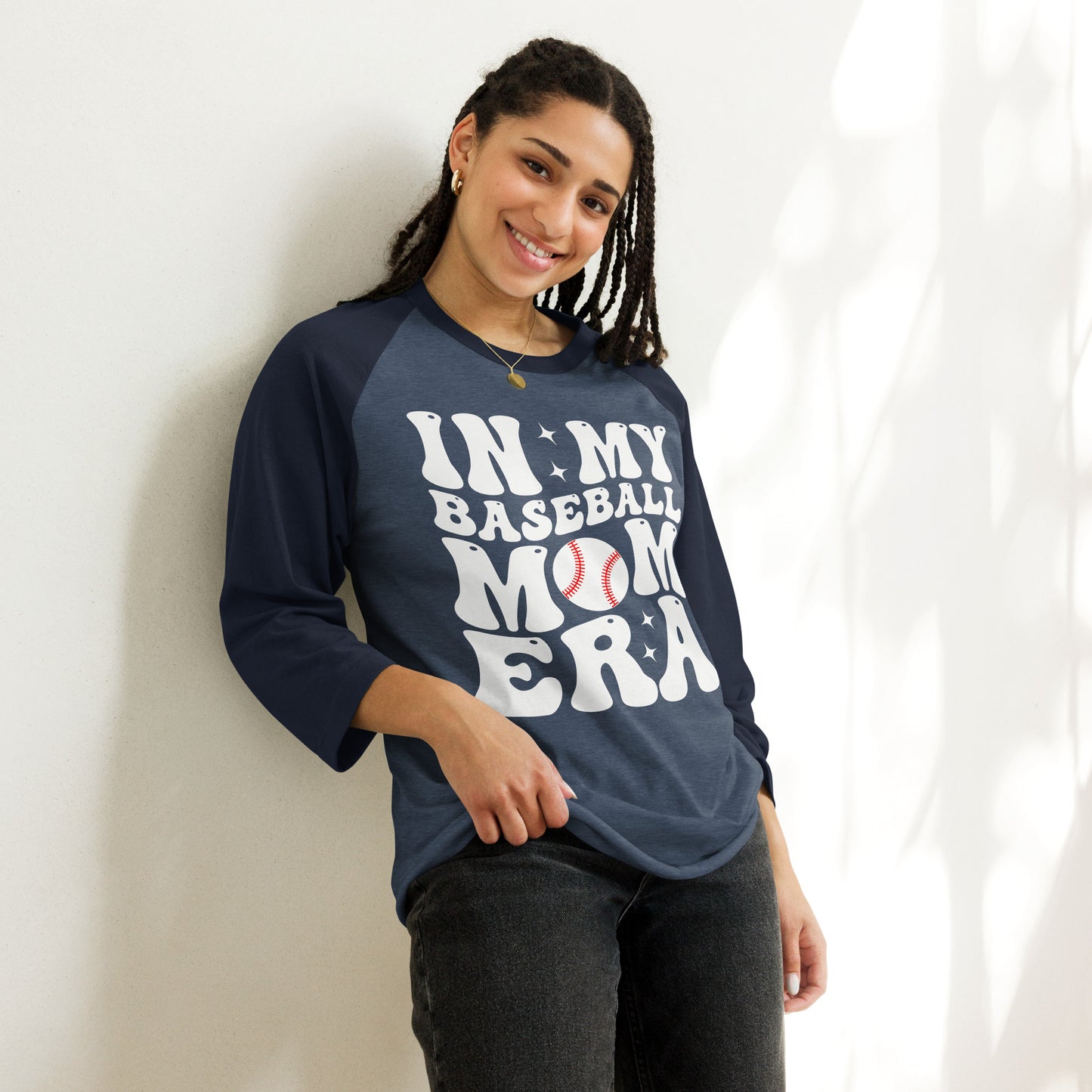 Baseball Mom Era Shirt, Baseball Mama Shirt, In My Mom Era Raglan Shirt