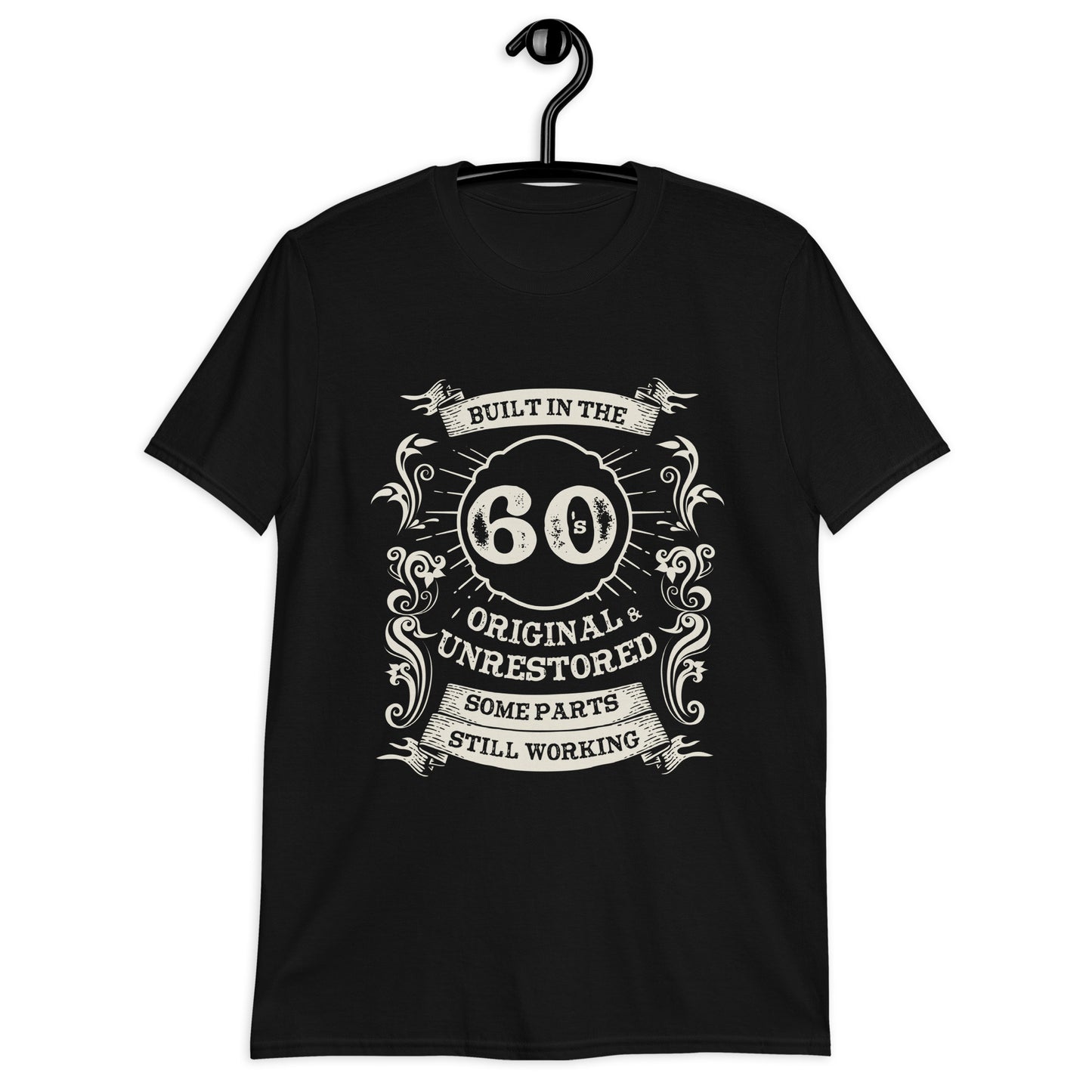 Built in the 60s Shirt, Born in the 60s T-Shirt, Vintage 1960s Short-Sleeve Unisex T-Shirt