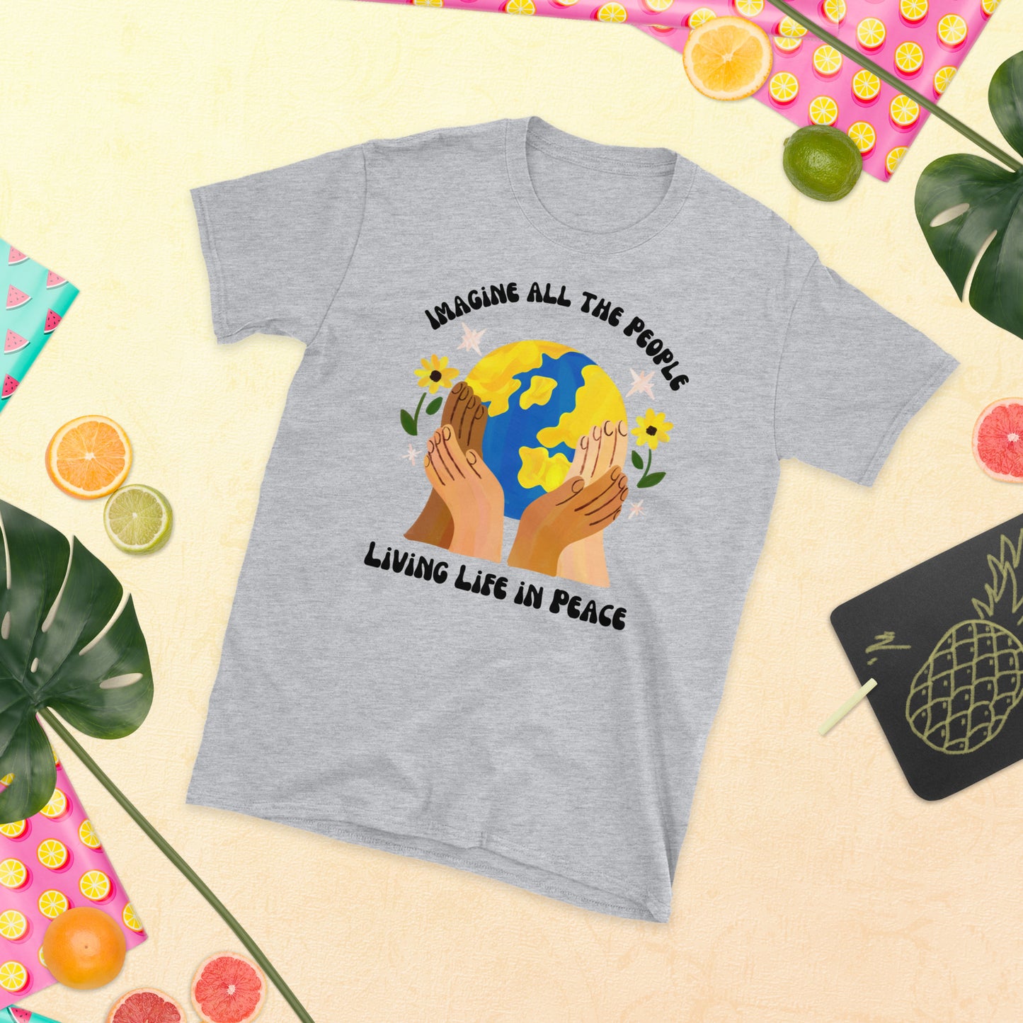 Imagine All The People Living Life In Peace Shirt, Be Kind Shirt, Peace Tee