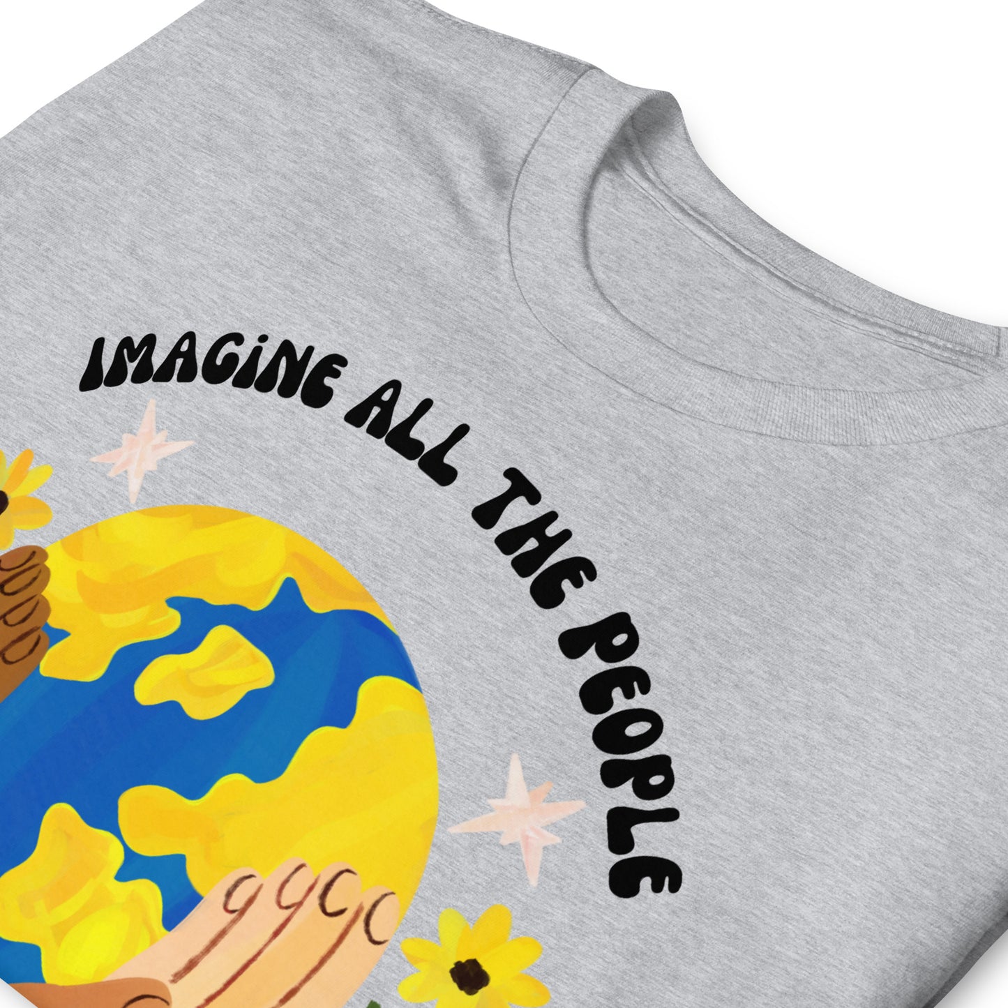 Imagine All The People Living Life In Peace Shirt, Be Kind Shirt, Peace Tee