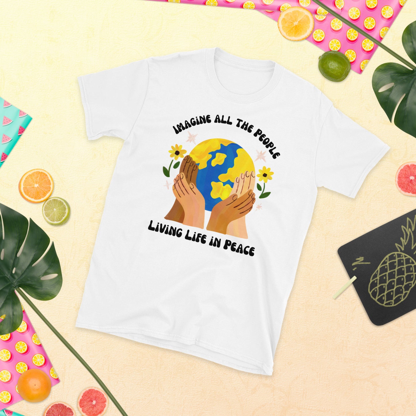 Imagine All The People Living Life In Peace Shirt, Be Kind Shirt, Peace Tee