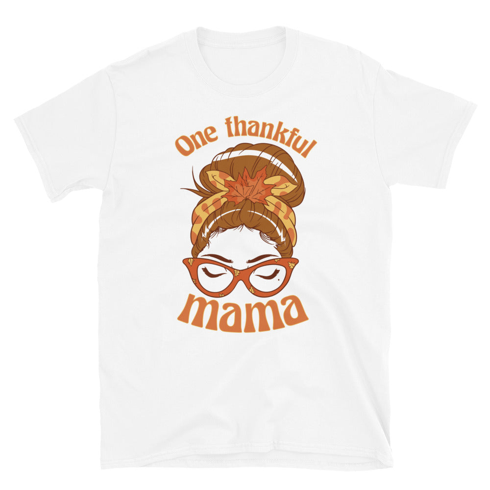 One Thankful Mama Shirt, Thankful Mom Shirt, Thanksgiving Mom Gift, Thanksgiving Dinner, Thanksgiving Shirt