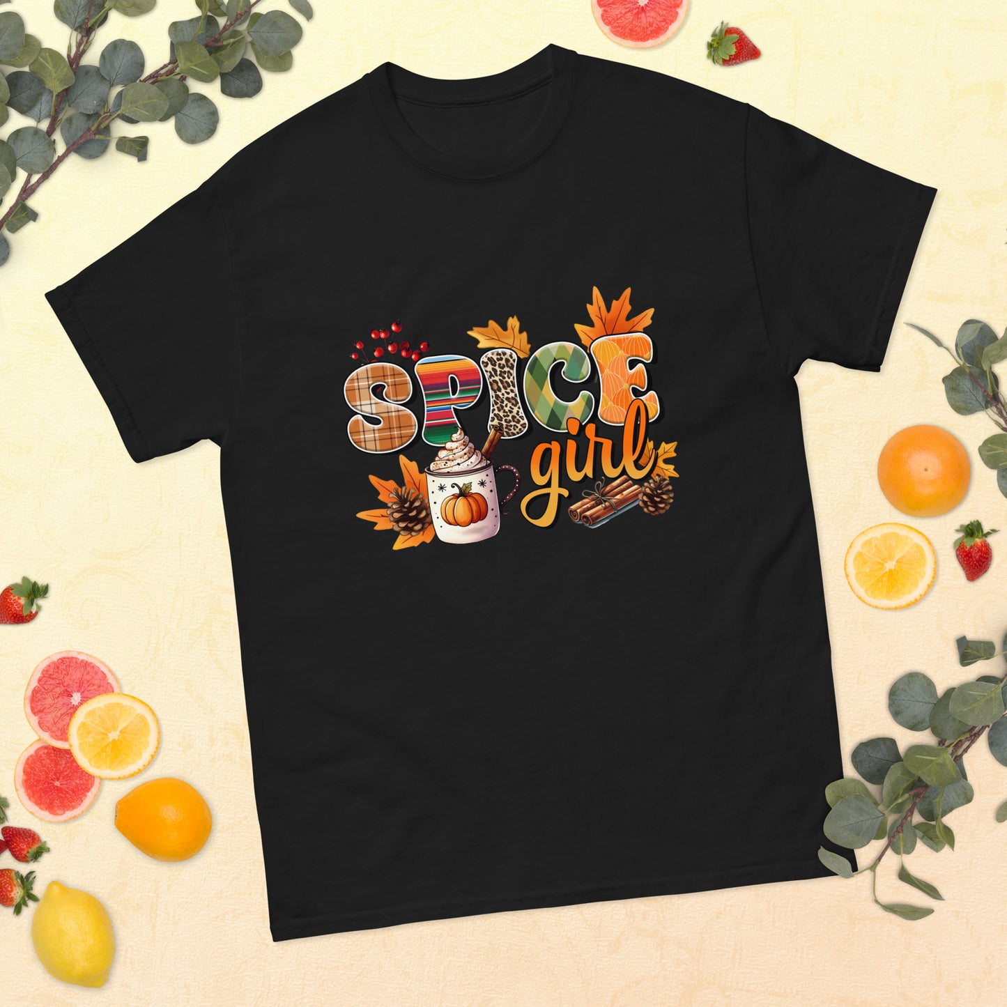 Fall Coffee Girl Tee, Pumpkin Spice Shirt, Cute Fall Shirt, Coffee Lover T-Shirt, Coffee Lover Gift, Spice Girl Shirt