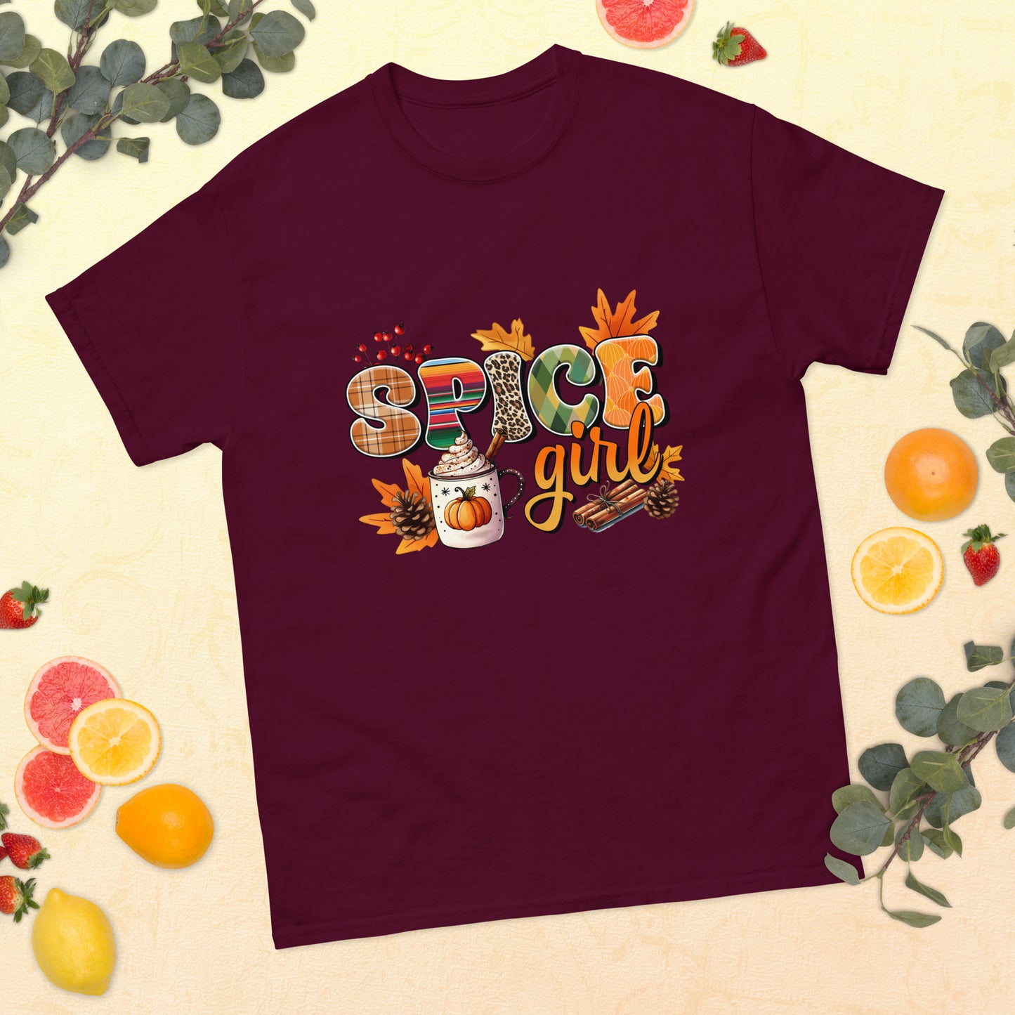 Fall Coffee Girl Tee, Pumpkin Spice Shirt, Cute Fall Shirt, Coffee Lover T-Shirt, Coffee Lover Gift, Spice Girl Shirt