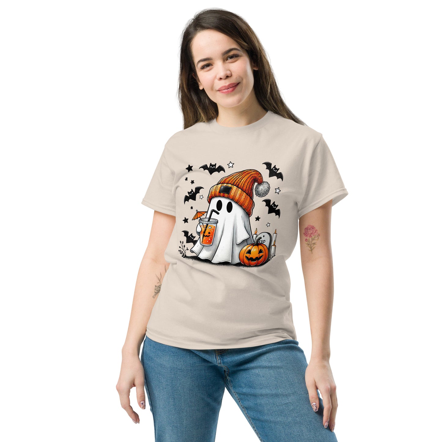 Spooky Season Shirt, Cute Ghost Tee, Halloween Shirt, Cute Ghost Shirt, Halloween Party Shirt, Boo Shirt