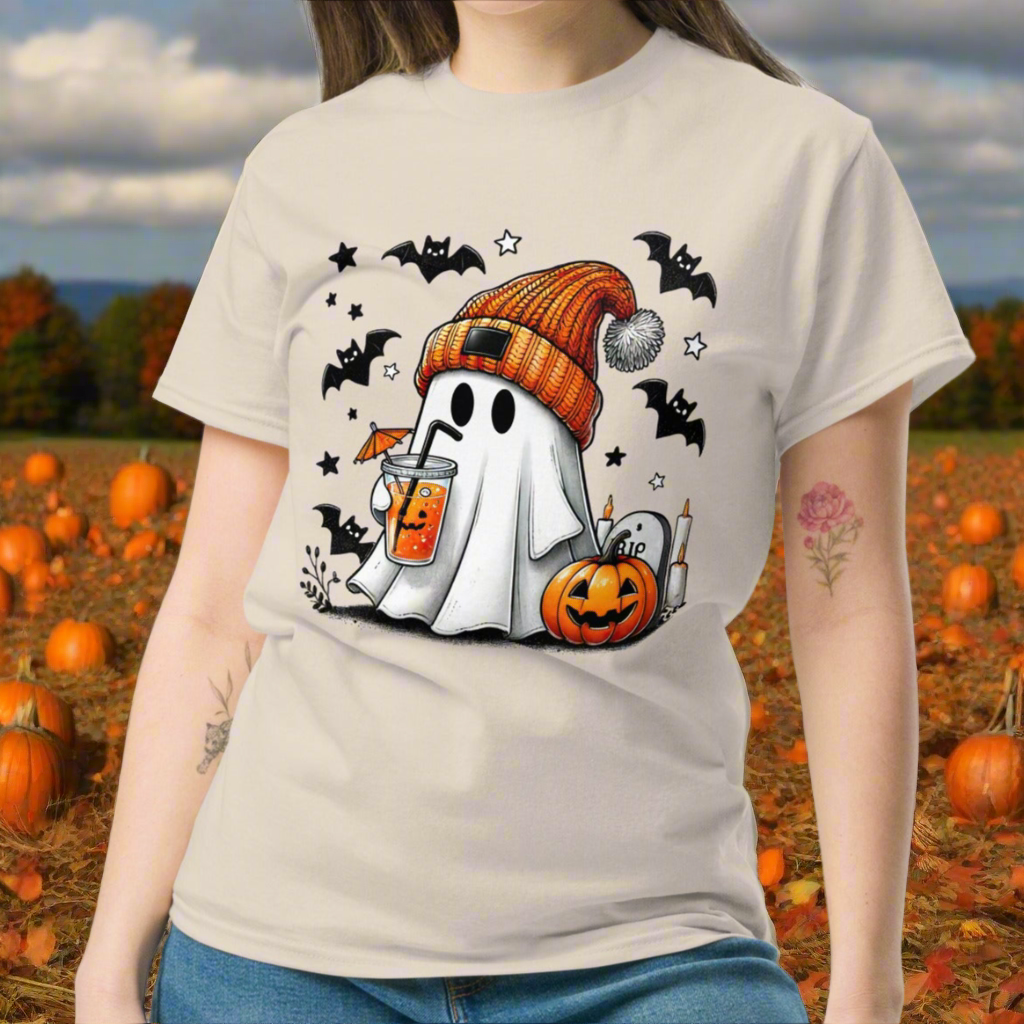 Spooky Season Shirt, Cute Ghost Tee, Halloween Shirt, Cute Ghost Shirt, Halloween Party Shirt, Boo Shirt