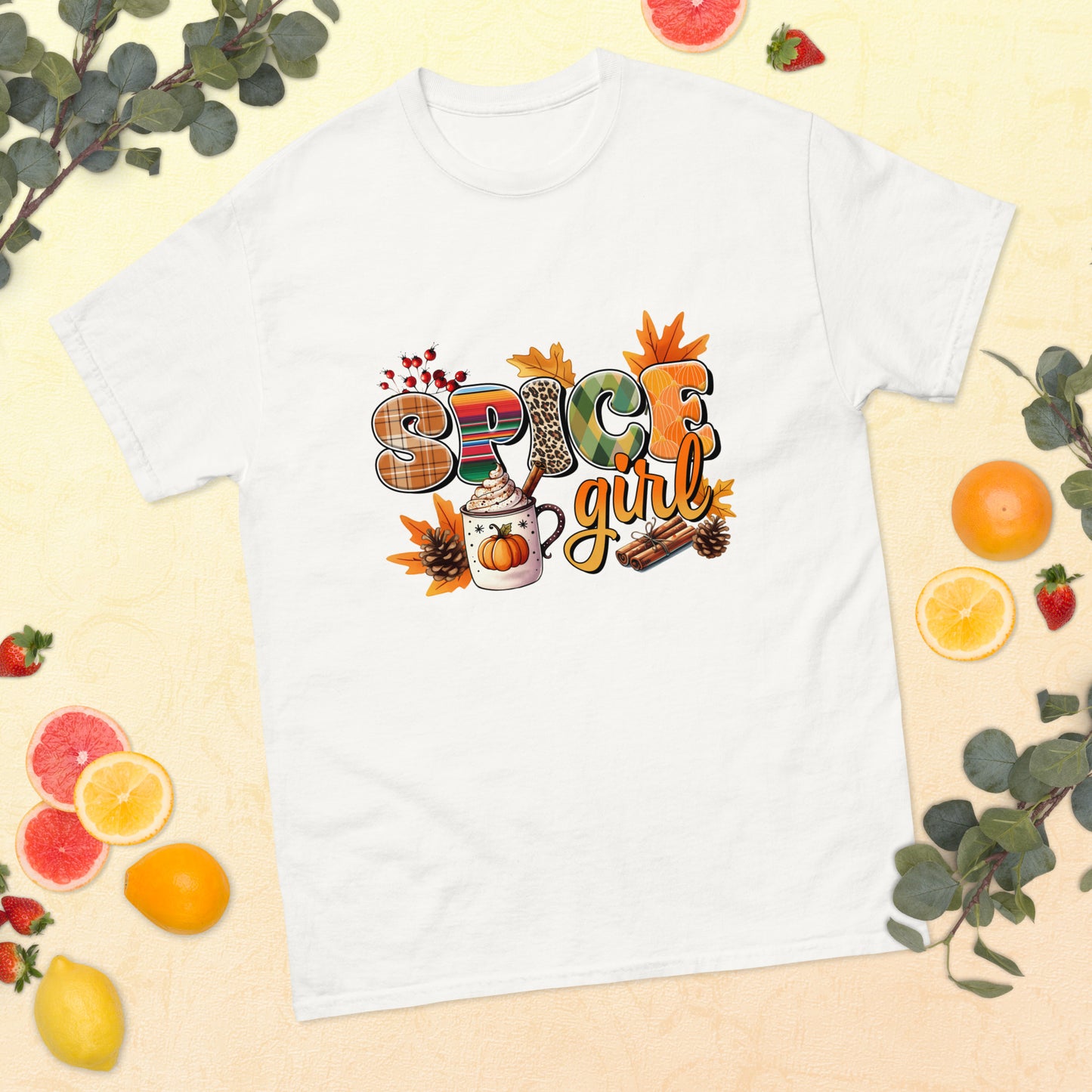 Fall Coffee Girl Tee, Pumpkin Spice Shirt, Cute Fall Shirt, Coffee Lover T-Shirt, Coffee Lover Gift, Spice Girl Shirt