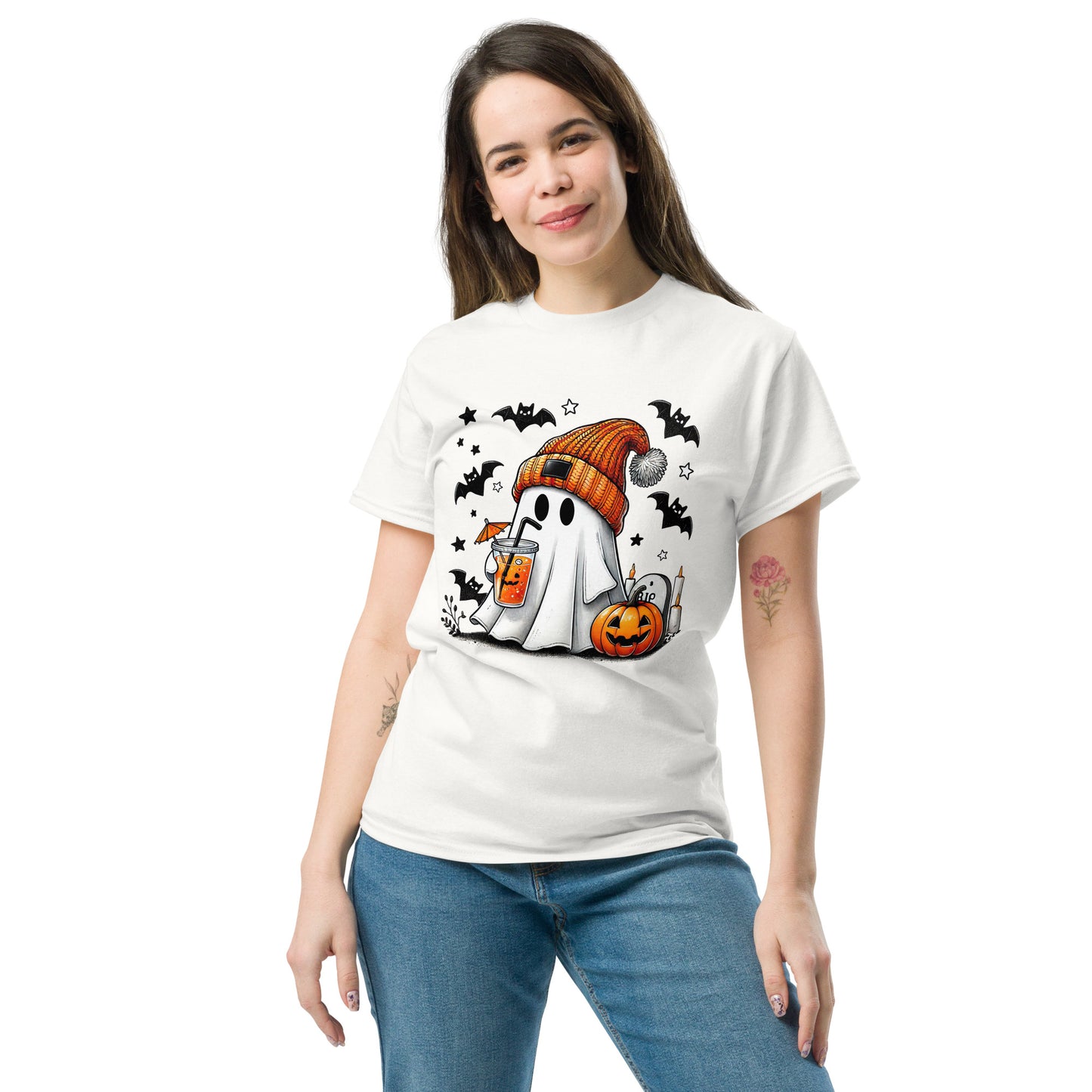 Spooky Season Shirt, Cute Ghost Tee, Halloween Shirt, Cute Ghost Shirt, Halloween Party Shirt, Boo Shirt