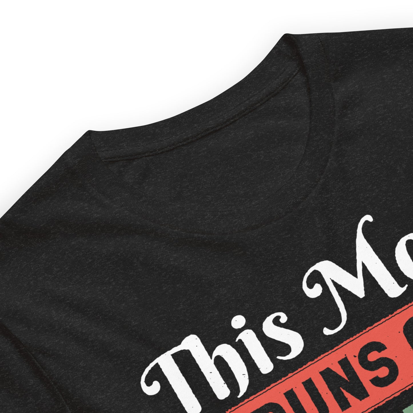 Coffee & Christmas Movies T-Shirt, Funny Mom Christmas Shirt, Mom Runs on Coffee Tee