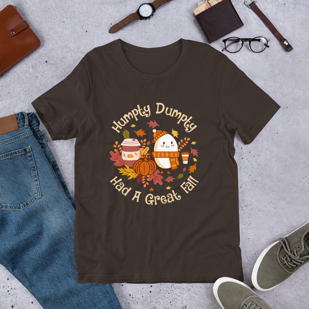 Fall Shirts For Women | Humpty Dumpty | Humpty Fall Tshirt | Fall T-Shirt | Had A Great Fall Tee | Autumn/Fall Shirt | Trendy Fall Shirt