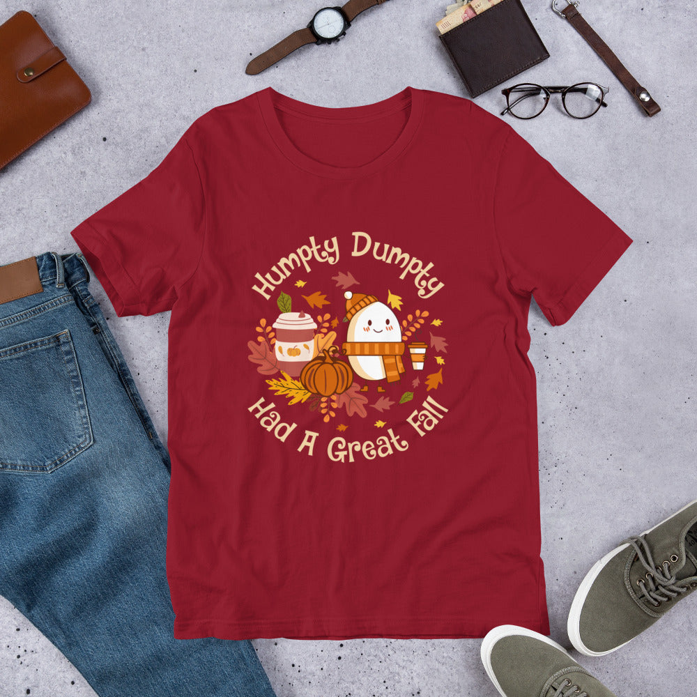 Fall Shirts For Women | Humpty Dumpty | Humpty Fall Tshirt | Fall T-Shirt | Had A Great Fall Tee | Autumn/Fall Shirt | Trendy Fall Shirt