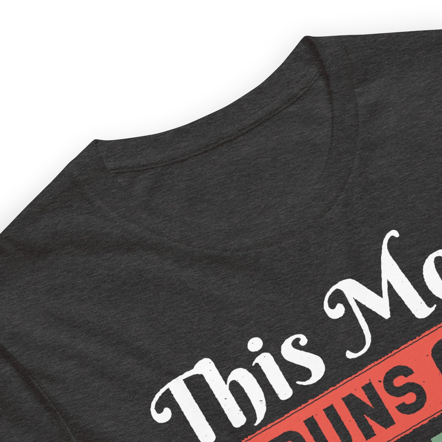 Coffee & Christmas Movies T-Shirt, Funny Mom Christmas Shirt, Mom Runs on Coffee Tee