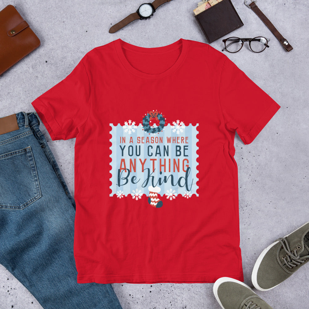Holiday Kindness Tee, Be Kind Shirt, Christmas shirt, Kindness Shirt, Be Kind Christmas T-Shirt, Holiday Season Shirt, Be Kind gift