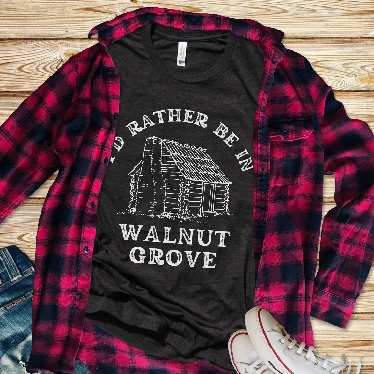 Laura Ingalls Wilder T-shirt, Little House on the Prairie Fans, Walnut Grove Gift