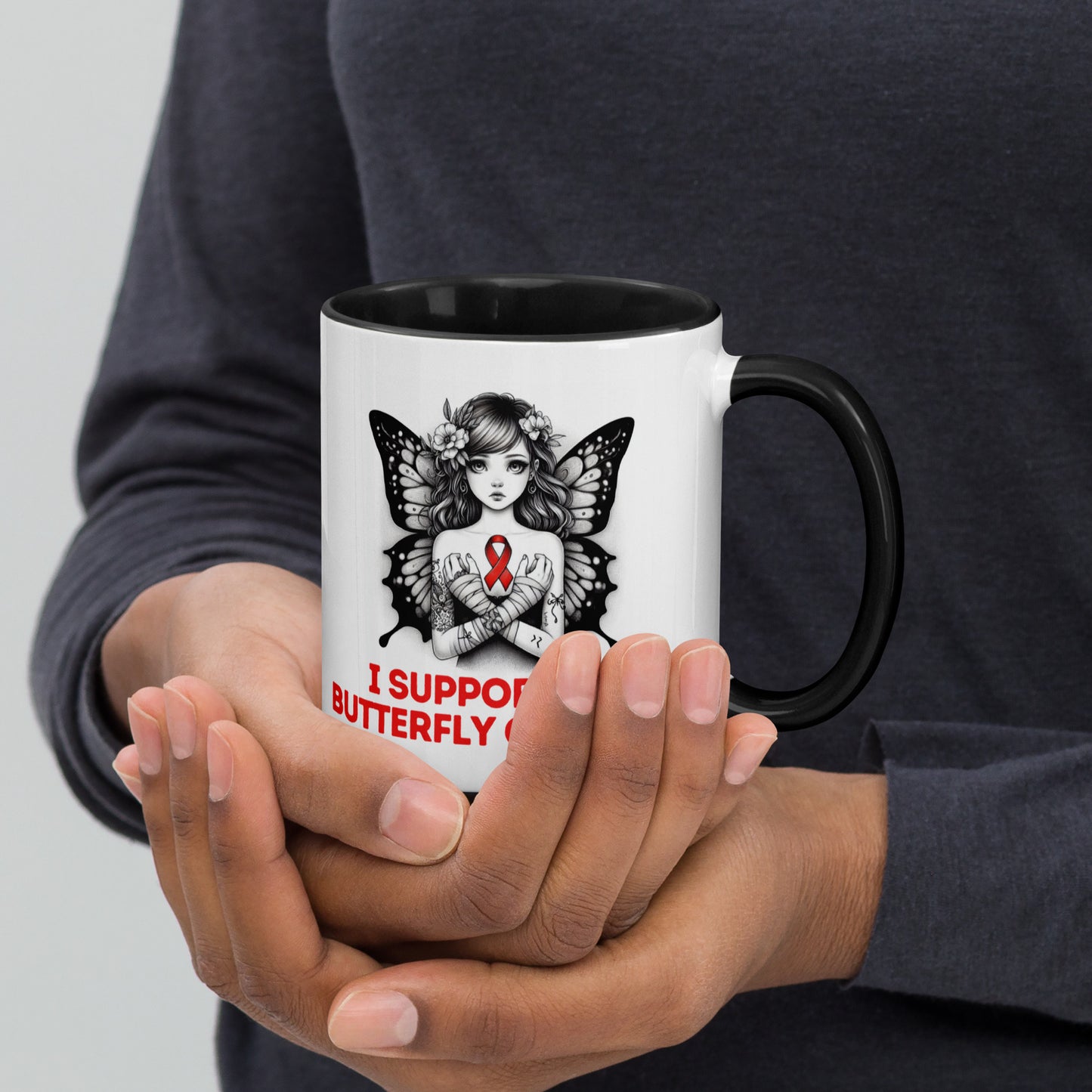 Butterfly Children Mug, Epidermolysis Bullosa Awareness Mug