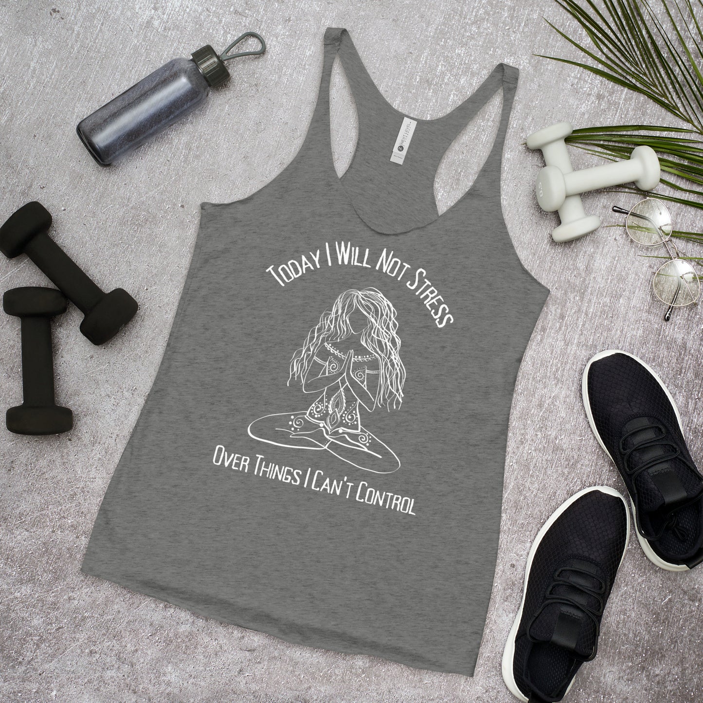 Stress Free Yoga Shirt, Yoga Tank, Meditation Shirt, Yoga Gift for Her, Good Vibes Shirt