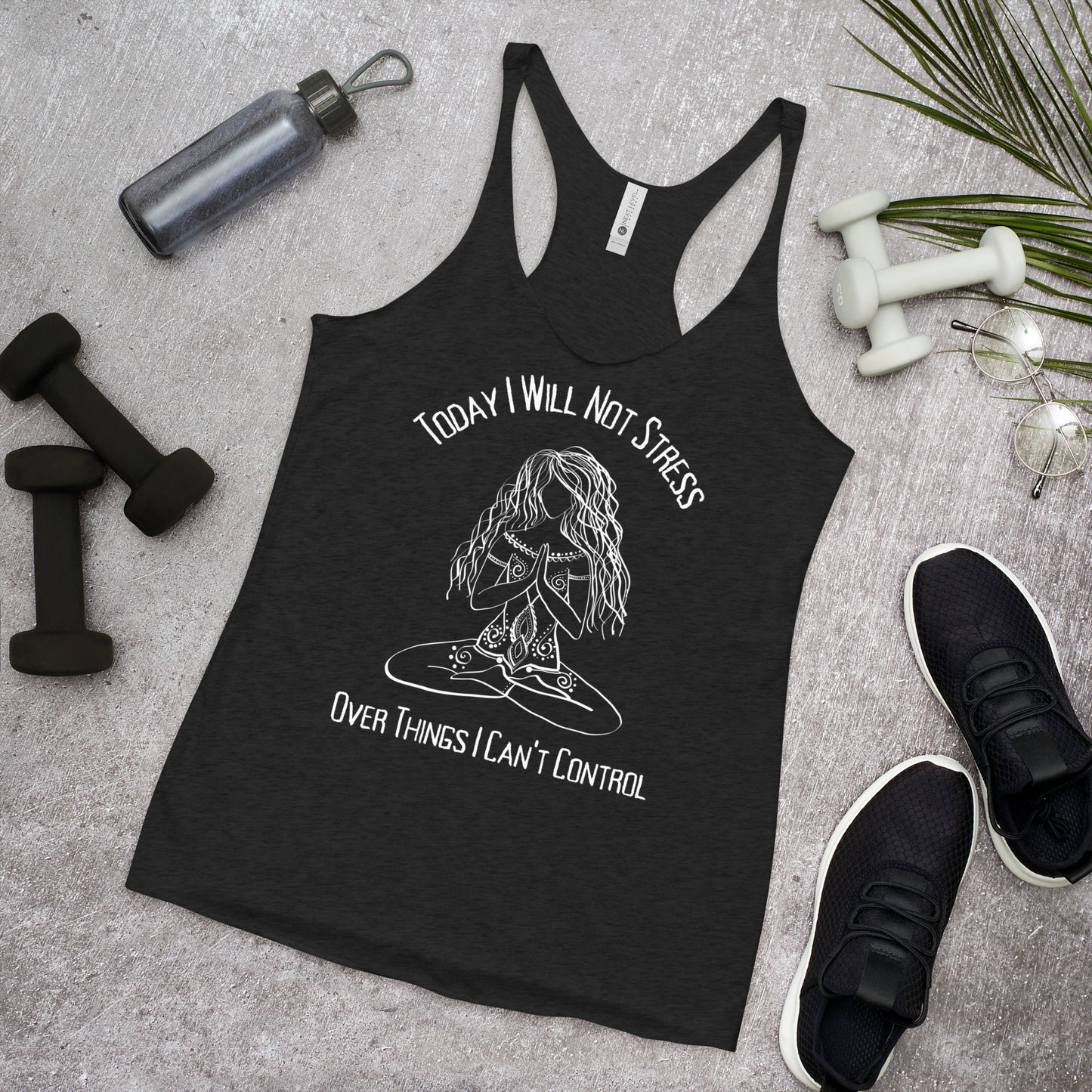 Stress Free Yoga Shirt, Yoga Tank, Meditation Shirt, Yoga Gift for Her, Good Vibes Shirt