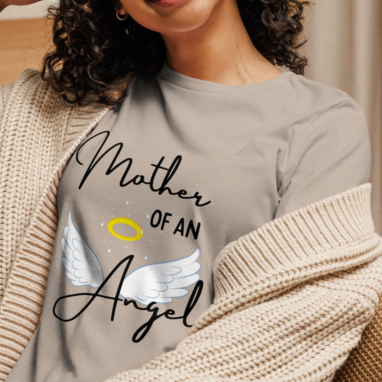 Infant Loss Gift, Miscarriage Gift, Mama Of An Angel Shirt, Angel Baby Gift, Pregnancy Loss Gift, Angel Mama T Shirt
