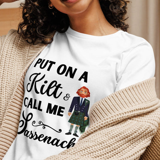 Outlander Fan Gift, Sassenach T-Shirt, Claire Fraser Tee, Outlander Shirt