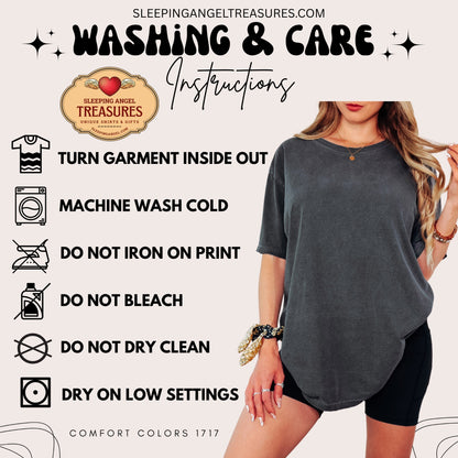 Comfort Colors Funny Tired Moms Club T-Shirt