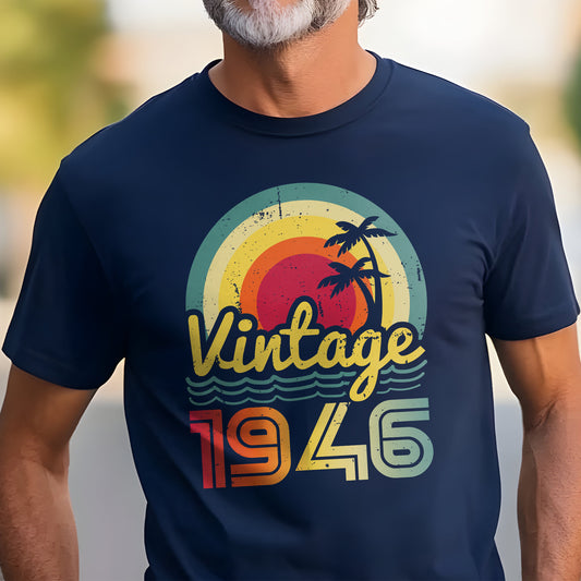 Vintage 1946, 80th Birthday T-Shirt