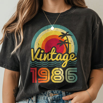 Vintage 1986 Tee, 40th Birthday T-Shirt