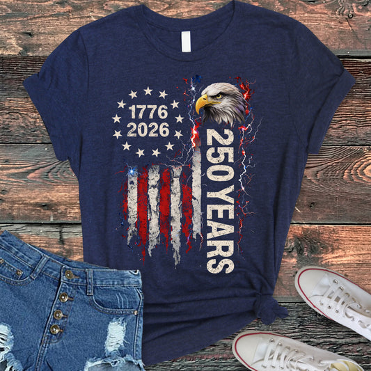 1776-2026 America 250th Birthday T-Shirt