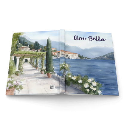 Ciao Bella Italian Landscape Hardcover Matte Blank Journal